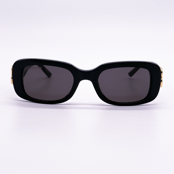 NEW BALENCIAGA BB0310SK 001  SQUARE BLACK SUNGLASSES BALENCIAGA - Picture 4 of 10